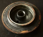 Df 25 Hp Suzuki 32102-95J00 Flywheel, Twin V Four Stroke 2006-2014. Fixed Price $225.00.