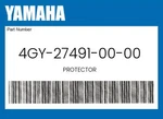 Yamaha Genuine Protector 4GY-27491-00-00. Fixed Price $58.39.