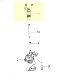 Mercruiser 6.2L Oil Pump Driver Assembly Pn 8M0114791. Fixed Price $75.00.