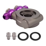360 Rotatable Oil Filter Adapter M20 3/4-16 Aluminum Thermostat AN10 Ports Gold. Fixed Price $97.89.