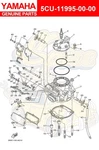 Yamaha Seal, Housing 5CU-11995-00-00 Oem New. Fixed Price $21.22.