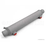 Seakamp 212135 Marine Oil Cooler 2X12" Body 3/8" Npt 1-1/2" Hose Copper. Fixed Price $163.45.