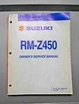 Oem Suzuki Factory Owner's Service Manual 2007 RM-Z450 99011-35G52-03A. Fixed Price $48.96.