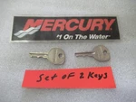 A30K Mercury Quicksilver 30431113 Key #113 Set Of 2 Oem New Factory Boat Parts. Fixed Price $10.99.