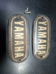 1969 Yamaha R3 350 Grand Prix Fuel Gas Tank Badges Emblems Oem Screws. Fixed Price $249.99.
