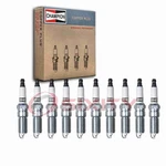 10 Pc Champion Copper Plus 570 Spark Plugs For RE14MCC4 5306 Ignition Wire Fg. Fixed Price $40.64.