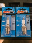 Lot Of Two Autolite 2645 Marine Spark Plugs For Multiple Applications. Fixed Price $13.45.
