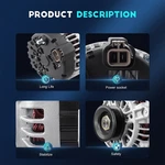 New Alternator For Elantra Tiburon Tucson Kia Rio Sportage 11011 2.0L 3342589. Fixed Price $83.13.