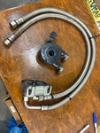 Omc Cobra Remote Oil Filter Holder, Connector, Hoses 909491. Fixed Price $114.95.