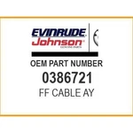Evinrude Ff Cable Ay 0386721 Oem New. Fixed Price $19.45.