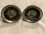 Pair Chris-craft Boat Tachometer & Hour 5000 Rpm Chrome Bezel. Fixed Price $199.99.