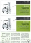 Fork Lift Truck Brochure - Clark C500 60D 70D 80D C1975 Item (LT128. Fixed Price $16.74.
