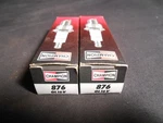 Qty 2 Champion Spark Plugs 876 QL16V. Fixed Price $5.00.