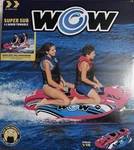 Wow Super Sub 1-2 Rider Towable New Box Ez Connector 70 X38 X15 Inflated. Fixed Price $84.00.