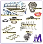 Mercruiser Chevy Gm 350 5.7L Marine Engine Rebuild Kit Oil Pump Brgs Std Rot 1PC. Fixed Price $386.41.