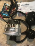 Used Electromaax Swing Mount FM-12-120A Marine Alternator. Fixed Price $450.00.
