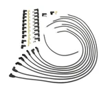 Pertronix Plug Wires 708190; Flame-thrower Stock Look 7MM Black, V8, 90DEG, Univ. Fixed Price $78.66.