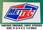 Mettec Titanium & Super Alloy Fasteners - Vintage Original Vinyl Decal Sticker. Fixed Price $6.56.