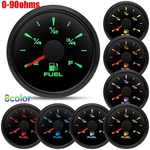 2" 52MM Universal Gas Fuel Level Gauge 0-90OHMS 8 Colors Led For Marine Boat Car. Fixed Price $21.39.