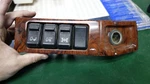 Volvo Panel Burled Wood 8141018 Three Switches. Fixed Price $55.00.
