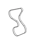 Mercury Marine Mercruiser 6.2 300 Hp 377CID Serpentine Belt Pn 8M0097728. Fixed Price $75.00.