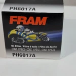 Fram PH6017A Spin-on Full-flow Oil Filter For Motorcycles New Open Box. Fixed Price $8.00.