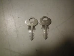 Evinrude/johnson/omc Quantity Two Of #501523 KF8 Ignition Keys, Free Freight. Fixed Price $12.95.