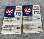 Gm Delco Marine Rustproofed Spark Plugs V40FFS Pack 2 Nos Lot. Fixed Price $35.00.