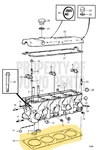 Genuine Volvo Penta 1378646 Head Gasket AQ131 AQ151 AQ171 250 B230 Nos. Fixed Price $44.95.