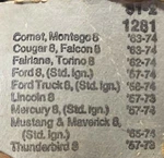 +start It!! Vintage Ignition Tune Up (various 8 Cly Ford Lincoln 1963-74 Models). Fixed Price $14.99.