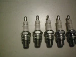 Champion Quantity Five Of #UL77V / #831-1 Spark Plugs , Free Shipping. Fixed Price $17.95.
