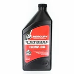 Mercury Mercruiser Quicksilver Four Stroke Oil 10W-30 One Qt Oem 92-8M0078625. Fixed Price $12.95.