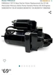 Firegold 19715 New Starter Motor Replacement For 87-08 Mercruiser Mercury Volvo. Fixed Price $58.99.