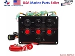 Yamaha Outboard Triple Engine Command Link Ignition Switch Panel 6X6-82570-20-00. Fixed Price $899.50.