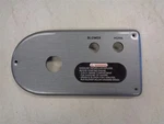 Lund K-064-022C Blank Ignition Switch Panel 3/4" X 3/8" Silver Marine Boat. Fixed Price $16.95.