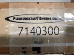 Crusader/pleasurecraft Marine 3-GROOVE Pulley (7140300) (TUB#16). Fixed Price $55.00.