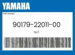 Yamaha Genuine Nut 90179-22011-00. Fixed Price $23.13.