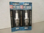 Champion 5898 Stainless Steel Marine Spark Plug Lot Of 3. Fixed Price $18.00.