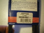 Omc/evinrude/johnson #3858462 V-belt , Free Freight. Fixed Price $19.95.