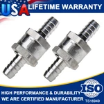 2X 10MM 3/8" Aluminium One Way Non-return Check Valve Fuel/diesel/water/marine. Fixed Price $11.99.