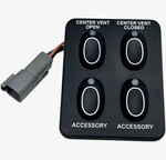 Pursuit Boats 329828, Helm Center Vent 4 Position Switch Panel. Fixed Price $101.99.