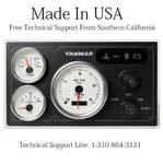 Yanmar Engine Instrument Panel 3 Premier Gauges (made Usa). Fixed Price $749.99.