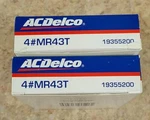 MR43T Marine Spark Plugs Car & Truck Genuine Acdelco Parts 5613438 Set Of. Fixed Price $36.99.