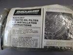 Mercury Quicksilver 92043A7 Oil Filter Kit Oem Nos. Fixed Price $174.40.