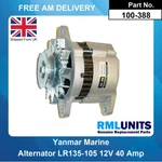 Alternator For Yanmar 128170-77200 128170-77201 LR135-74B. Fixed Price $126.09.