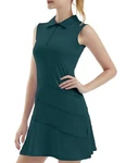 Fkeep Women's Tennis Golf Dresses Zipper V-neck Sport Activewear-aqua-. Fixed Price $35.27.