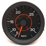 Omc Marine Boat Speedometer Gauge 175310 Tech - 30 Mph 1/4 Inch Black Red. Fixed Price $79.33.