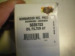 Evinrude/johnson/omc #5035703 Oil Filter Assembly, Free Freight. Fixed Price $14.95.