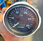 Yanmar White Hour Tachometer Gauge 5000RPM - 12/24V. Fixed Price $112.50.
