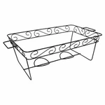 1 Of Party Essentials Full Size Elegance Racks - Black. Fixed Price $19.42.